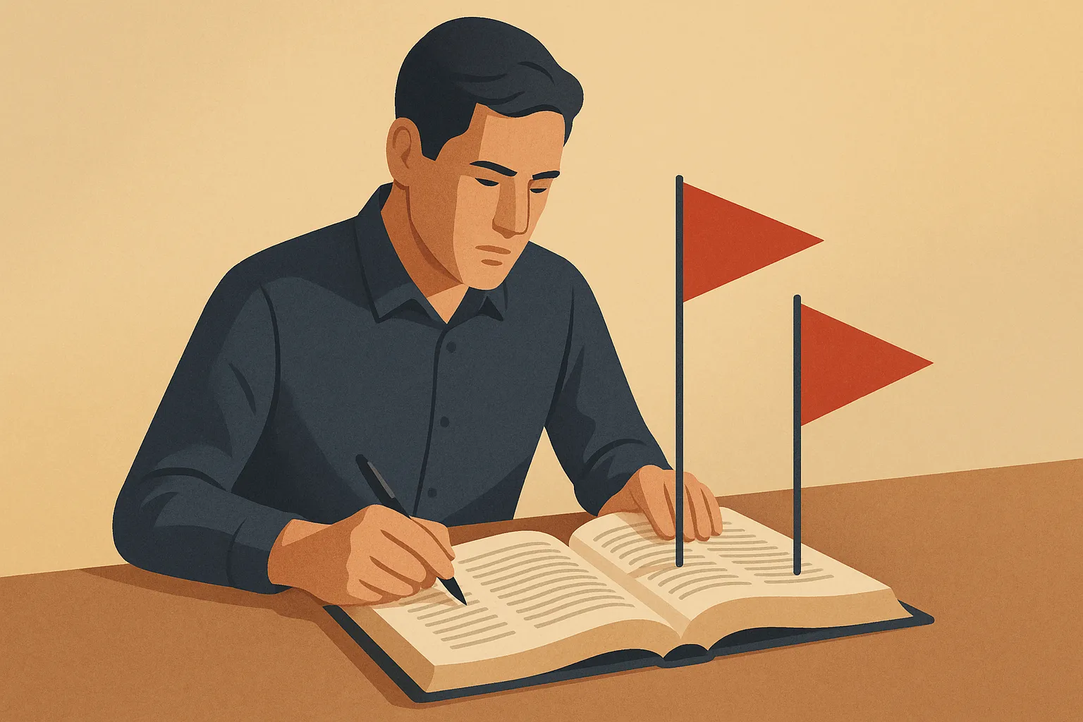 Illustration of Exegesis vs Eisegesis: Three Red Flags You'll See in Your Own Sermon Notes
